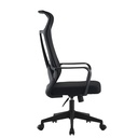 CHAISE DIRECTEUR FILET NOIRE