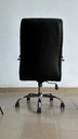 CHAISE RESPONSABLE SIMILICUIR NOIRE