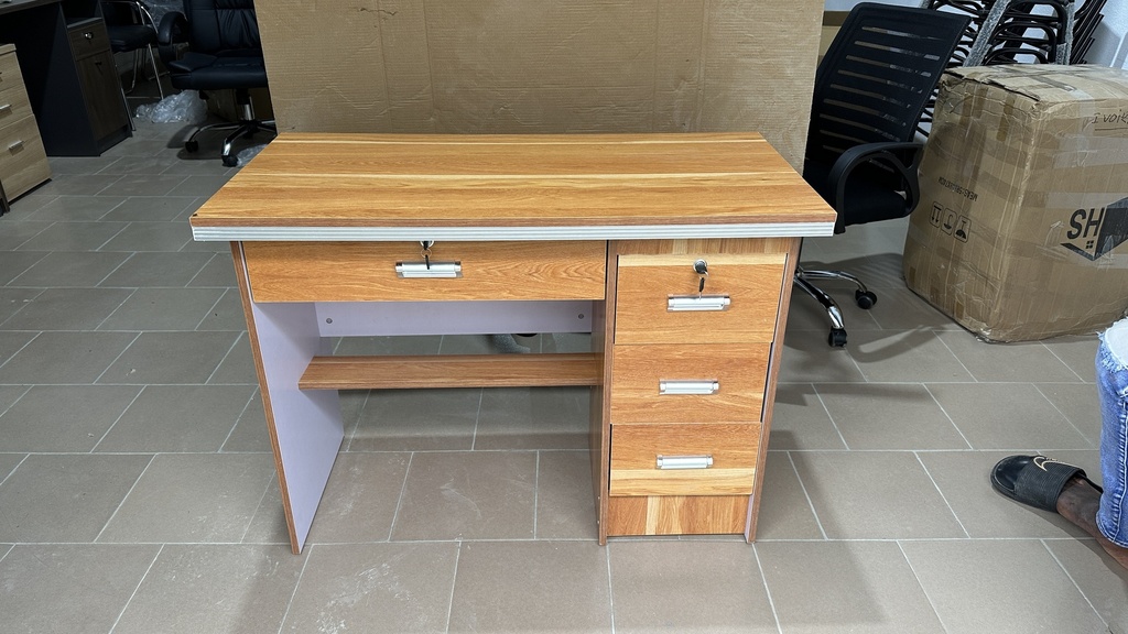 BUREAU AGENT TIROIR + BATTANT 120*60*75cm