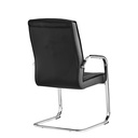 CHAISE VISITEUR DIRECTEUR SIMILICUIR NOIRE