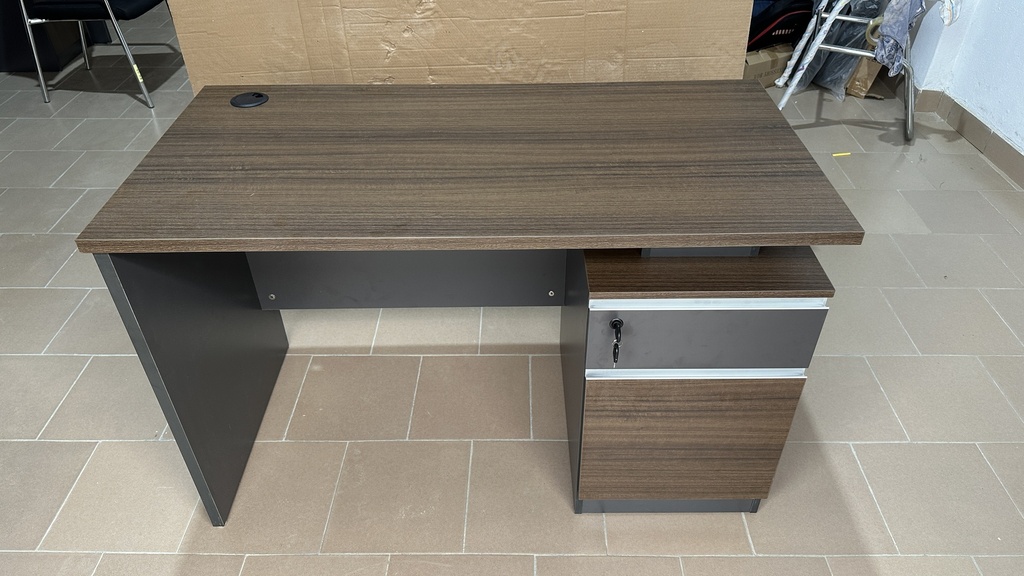 BUREAU AGENT (TIROIRE + CAISSON) 120*60*75cm