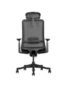 Chaise directeur en filet noir