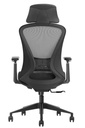 Chaise directeur en filet noir