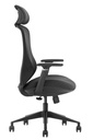 Chaise directeur en filet noir