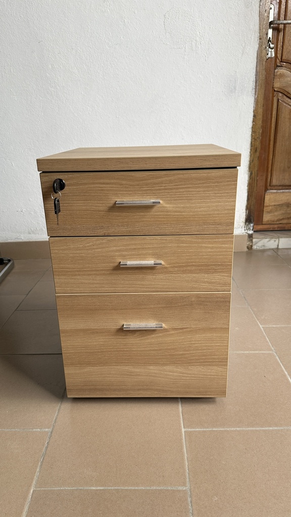 CAISSON ECONOMIQUE TROIS TIROIRS BEIGE 40*42*60cm