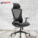 Chaise directeur en filet noir