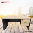 Bureau agent + 3 tiroirs, 120*60*75cm