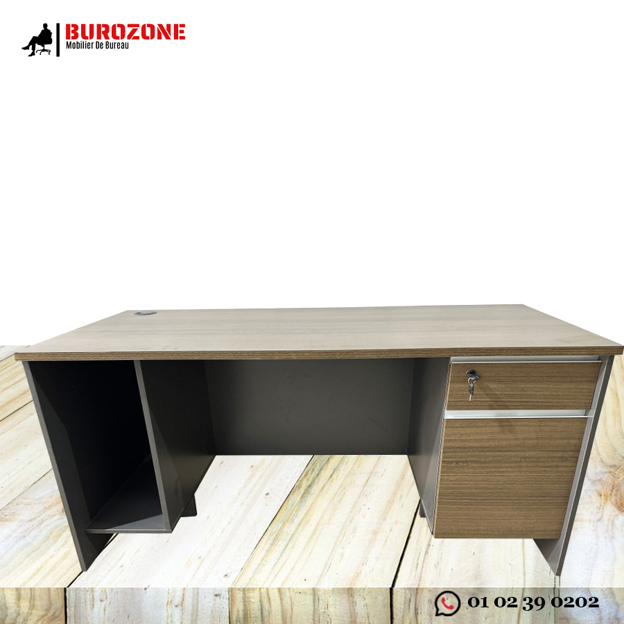 Bureau agent + unité centrale, 120*60*75cm