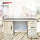 Bureau agent + trois tiroirs+ battant,  120*60*75cm